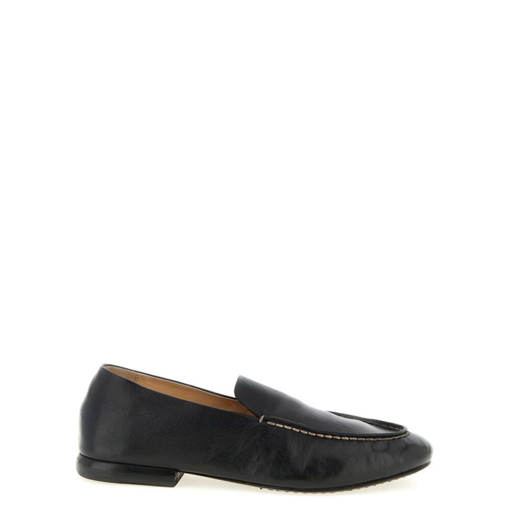 Marsell Black Calfskin Slip-On Men's Loafers